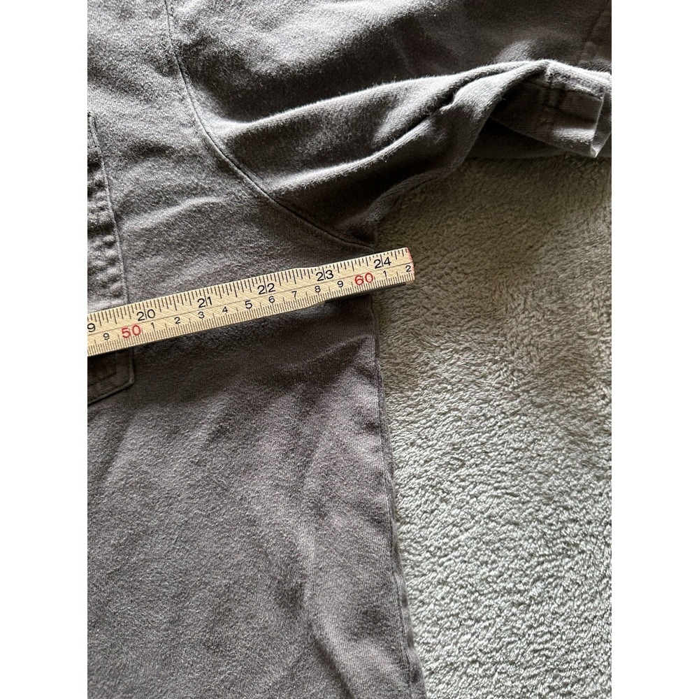 Duluth Training Co Shirt Men's Large Longtail T Gray Work Out Doors Thick - Picture 4 of 8